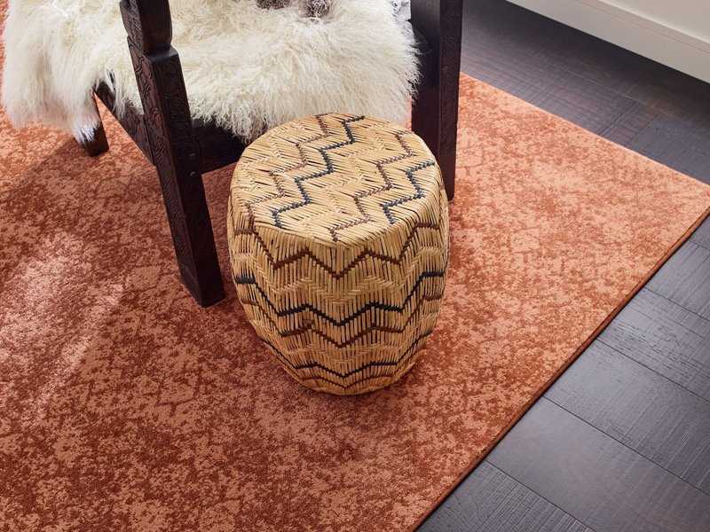 rug on hardwood floor from Perge Carpet & Floors in Wheaton, MD